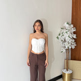 Corpetto Victoria 7298- BIANCO