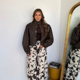 Giubbino Lyra 7453-MARRONE