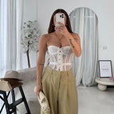 Bustino Peony 2813 - BIANCO