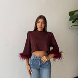 Maglia Kennedy JUSTWEST 158-T- WINE