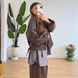 Giubbino Nicole 65736-MARRONE