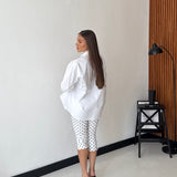Camicia Fiocco 100% Cotone - BIANCO