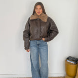 Giubbino Seren D202608-MARRONE