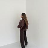 Giubbino/felpa Ambre 8829- MARRONE