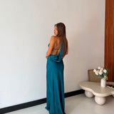 Abito Seraphine 60532- PETROLIO