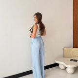 Pantalone Nora 5845 - AZZURRO