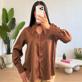 Camicia Satyn 25112-CAMEL