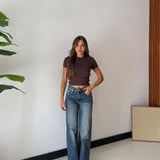 Maglia Emila 3101- MARRONE