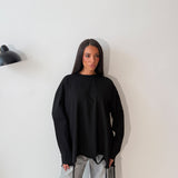 Maxi shirt Charlyes H16536- NERO