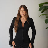 Vestitino Karen 7549 - NERO