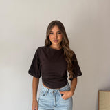 Shirt Milon 02713- MARRONE