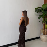 Abito Valley 7933- MARRONE