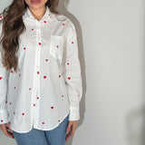Camicia SanValentine 17195- BIANCO