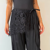 Pareo ricamato Lux 14743- NERO
