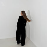Coordinato tuta Madele 12560 - NERO