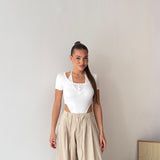 Pantalone Sasha 19530 - BEIGE CHIARO