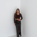 Gonna Anthea 25019 - MARRONE