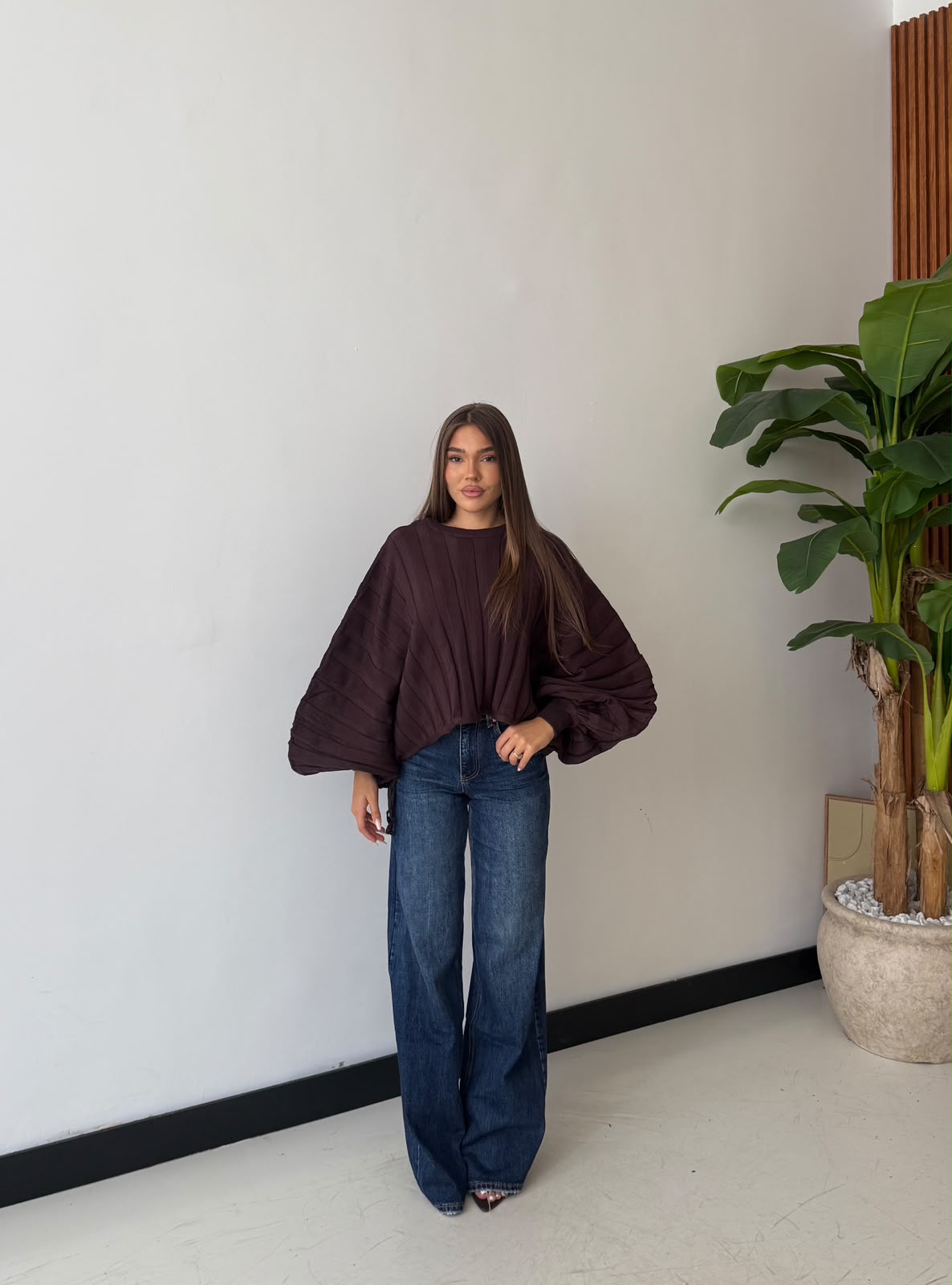 Maglioncino Keya 5095- MARRONE
