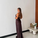 Vestito Charme 60536 - MARRONE