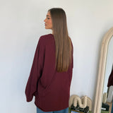 Maxi maglia Lolly 45252/2643-WINE