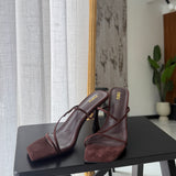 Sandali Charlotte 26-3 - MARRONE