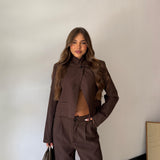Coordinato Nayeli 66990- MARRONE