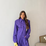 Coordinato Lino Zuma - VIOLA