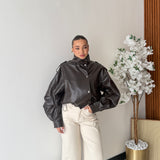 Giubbino Mathilde 2212 - MARRONE
