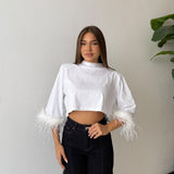 Maglia Kennedy JUSTWEST 158-T- BIANCO