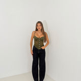 Corpetto Scarlett 6921 - VERDE MILITARE