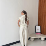 Coordinato Michelle 005 JUSTWEST - CREMA