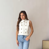 Gilet Moora 7867/13888- BIANCO