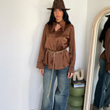 Camicia Satyn 25112-CAMEL