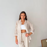 Camicia Rey 22209 - BEIGE