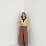 Pantalone Elodie 57665- MARRONE CHIARO