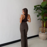 Jeans Jonson Y688113- MARRONE