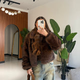 Pelliccia Dafne 8745 - MARRONE