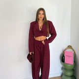 Coordinato Melissa 38415-WINE GESSATO