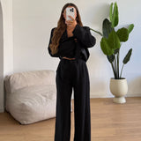 Coordinato Sonya 63775-NERO GESSATO