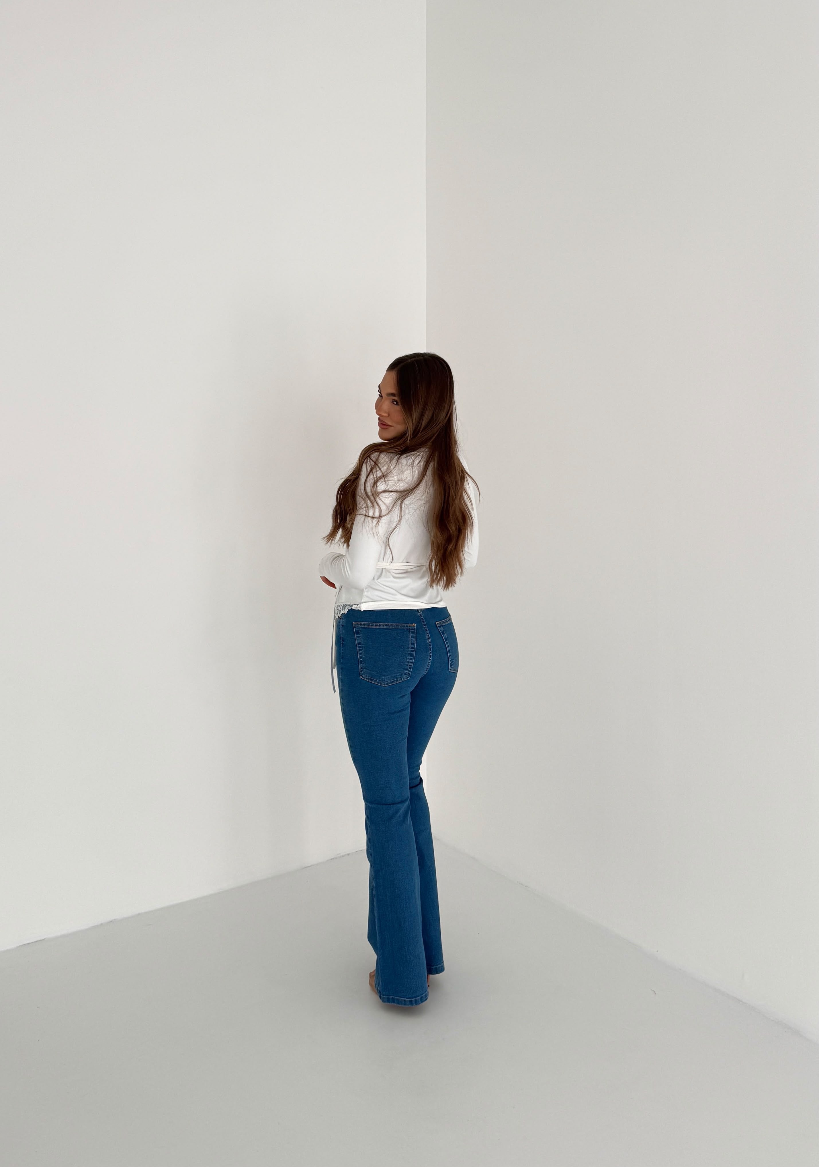 Maglia INCROCIATINA Jacie 15165 - BIANCO
