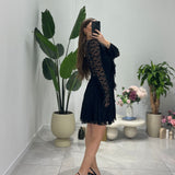 Abitino Eloisa FR - 671 - NERO - Frida Shop