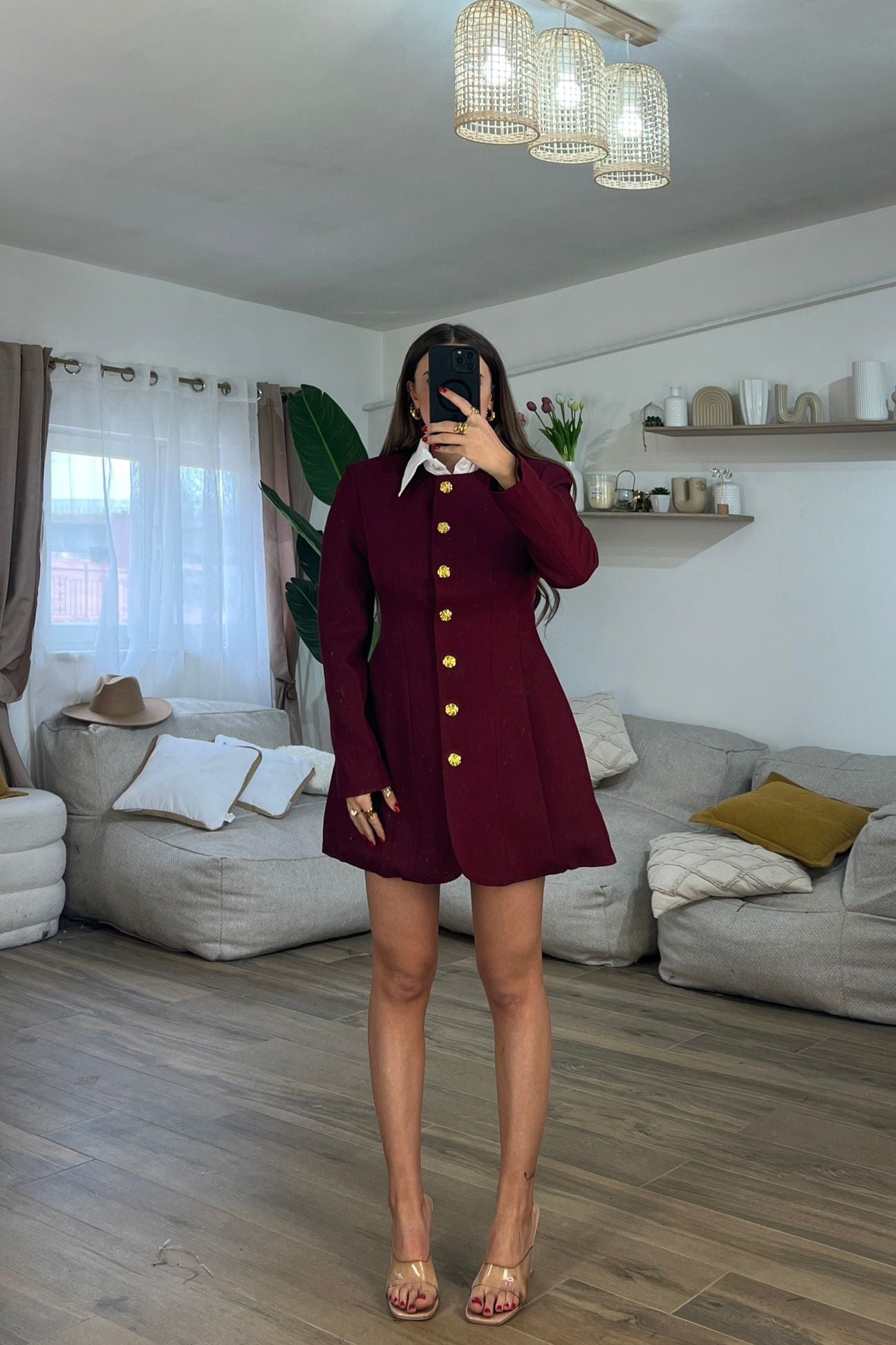 Abitino Genny 7206 (wine) - Frida Shop