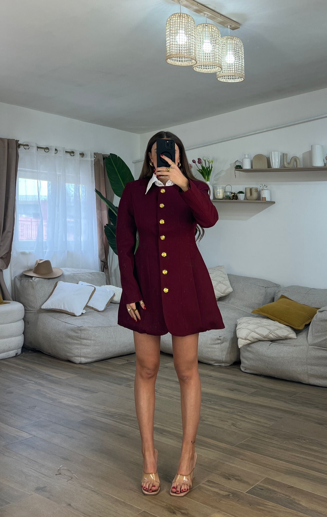 Abitino Genny 7206 (wine) - Frida Shop