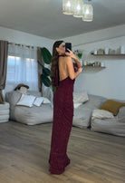 Abito Jane 15529 - 1 (bordeaux) - Frida Shop