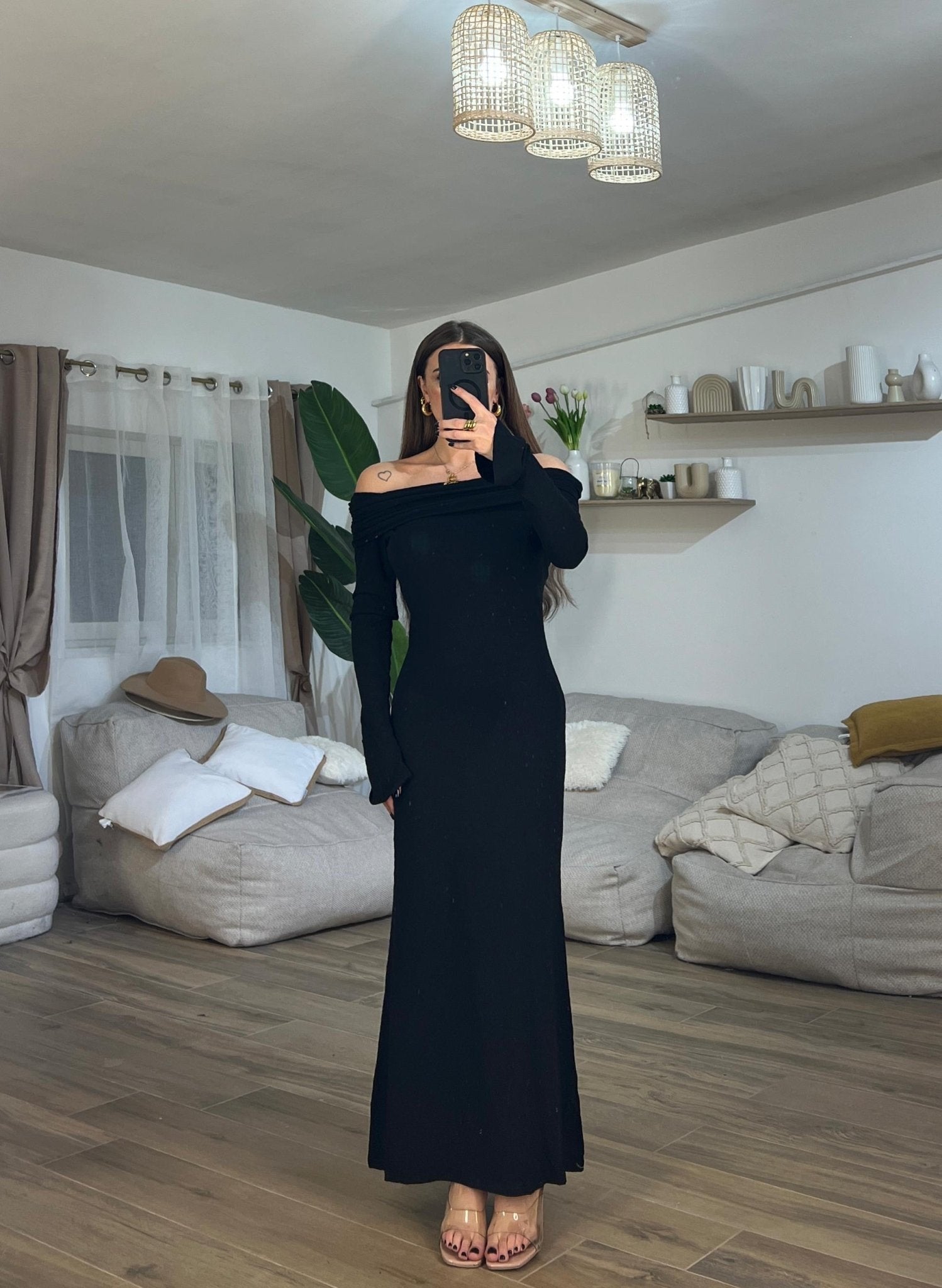 Abito Karyn 23320 (nero) - Frida Shop