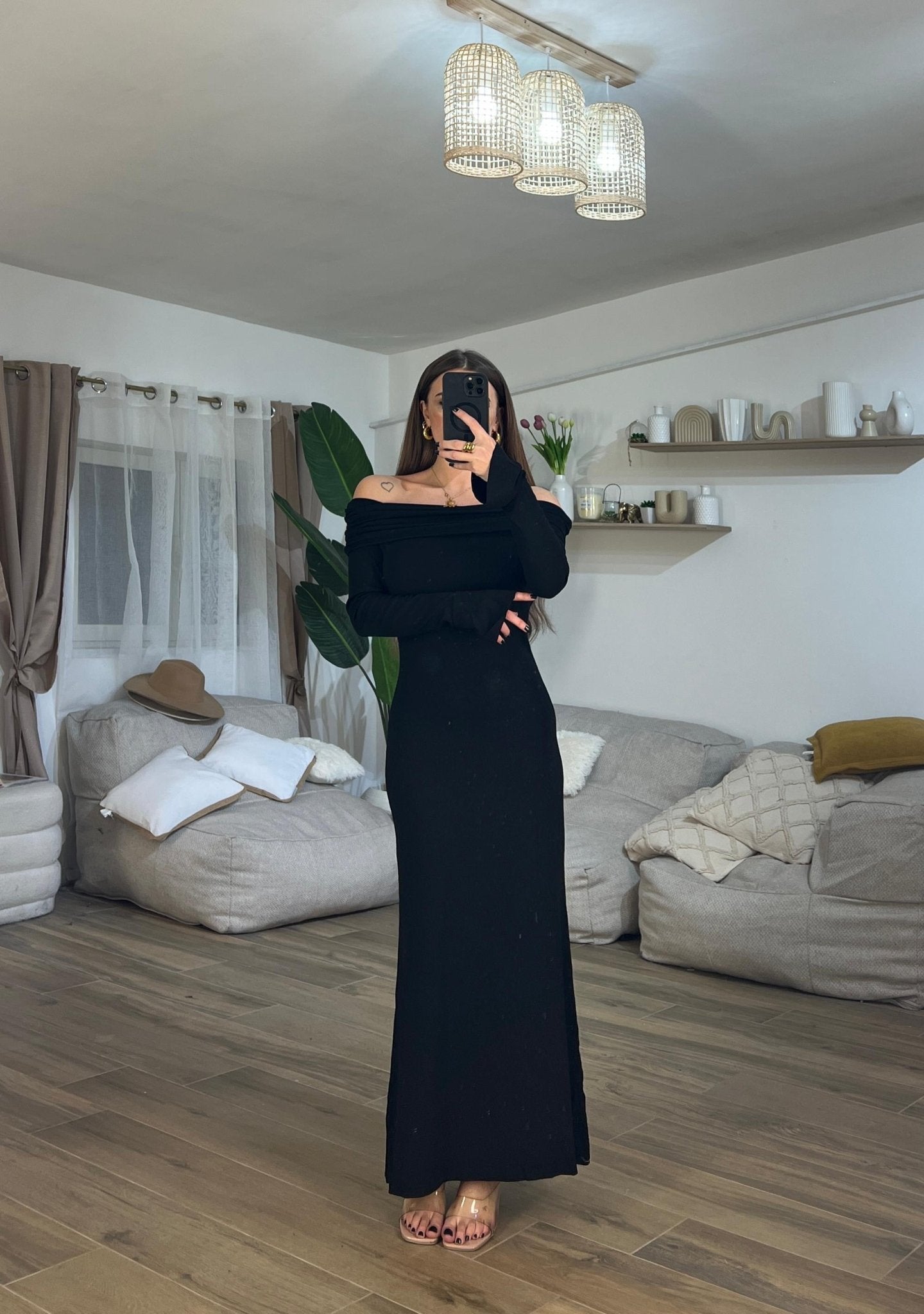 Abito Karyn 23320 (nero) - Frida Shop