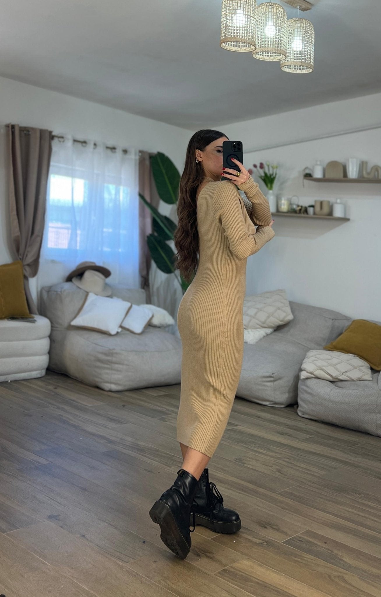 Abito Melissa 3203 (beige) - Frida Shop