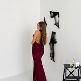 Abito Claire LUREX 15190 - BORDEAUX