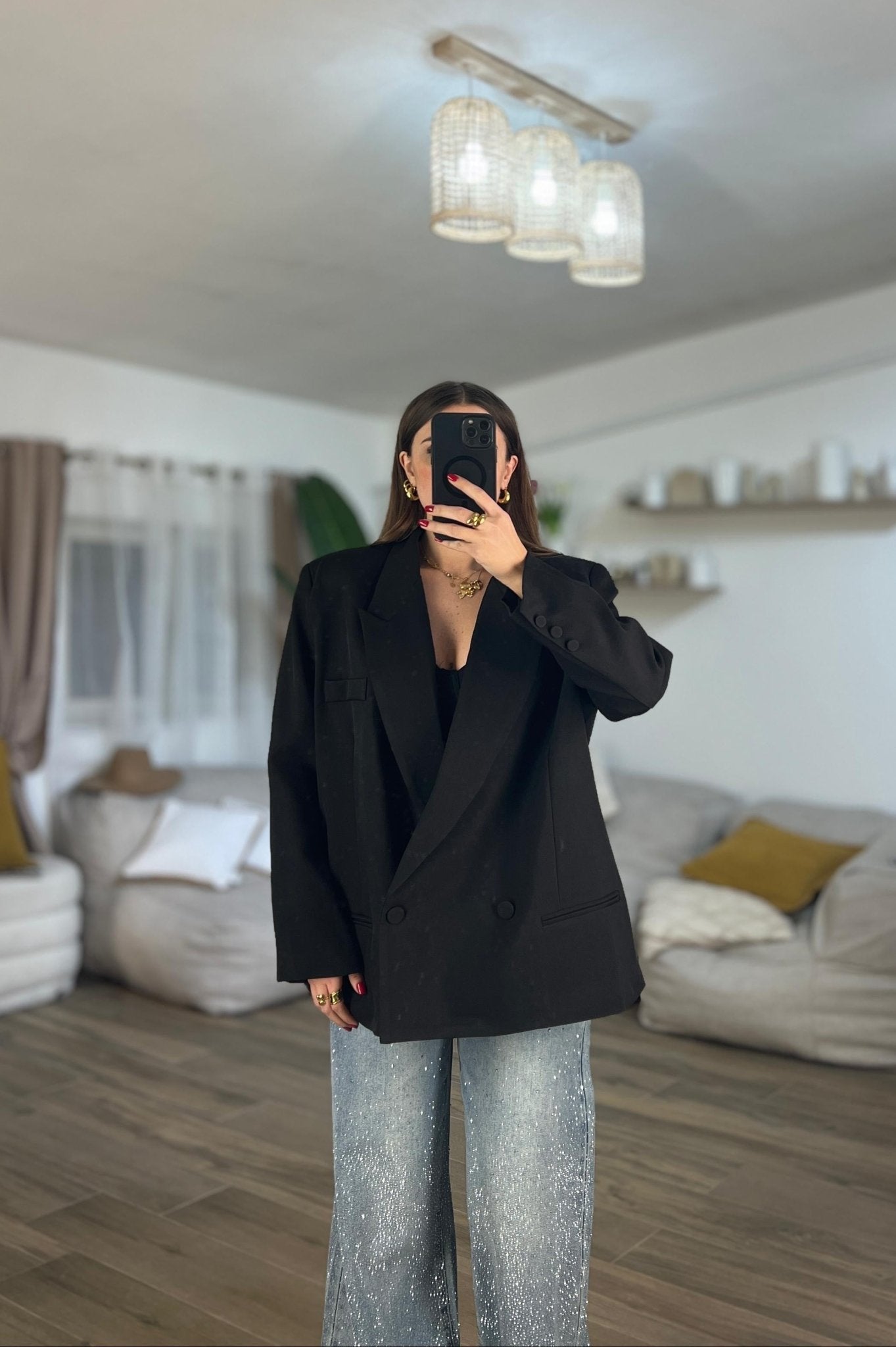 Blazer Amanda 7137 (nero) - Frida Shop