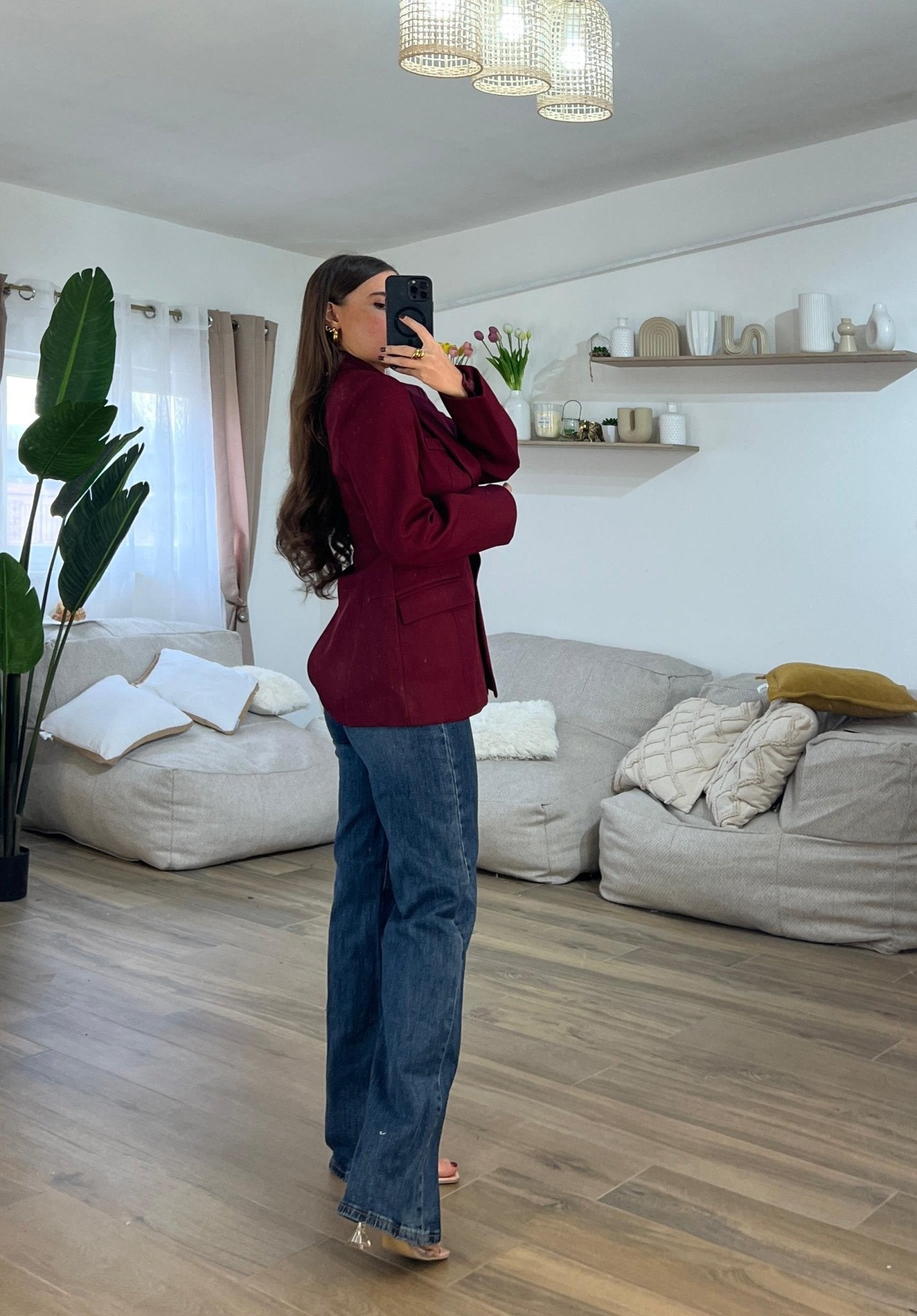 Blazer Mia 6399(bordeaux) - Frida Shop